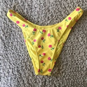 Pink rose swim suit bottoms